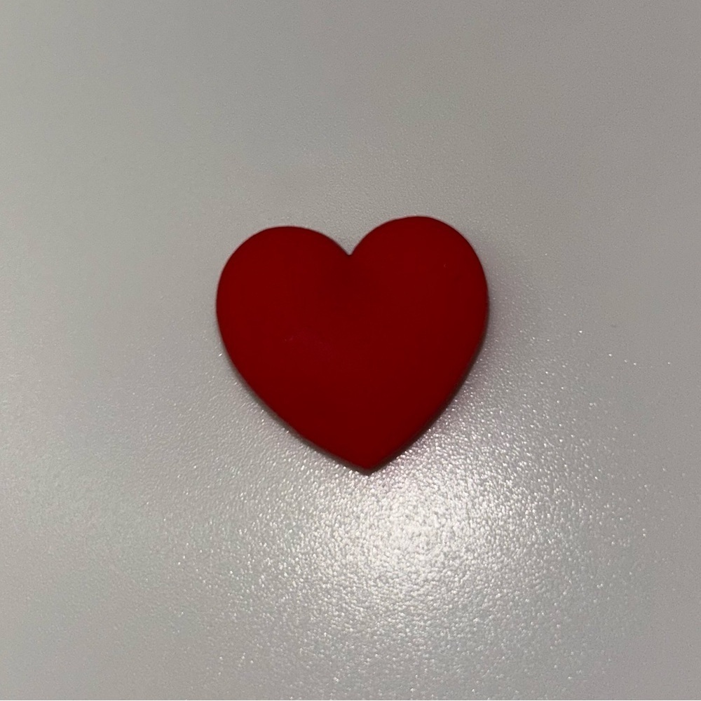 Red Heart Croc Charm